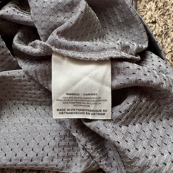 Washington State Cougars Nike Team Football Jersey XXL Y2K Silver Gray #10 - Picture 9 of 13